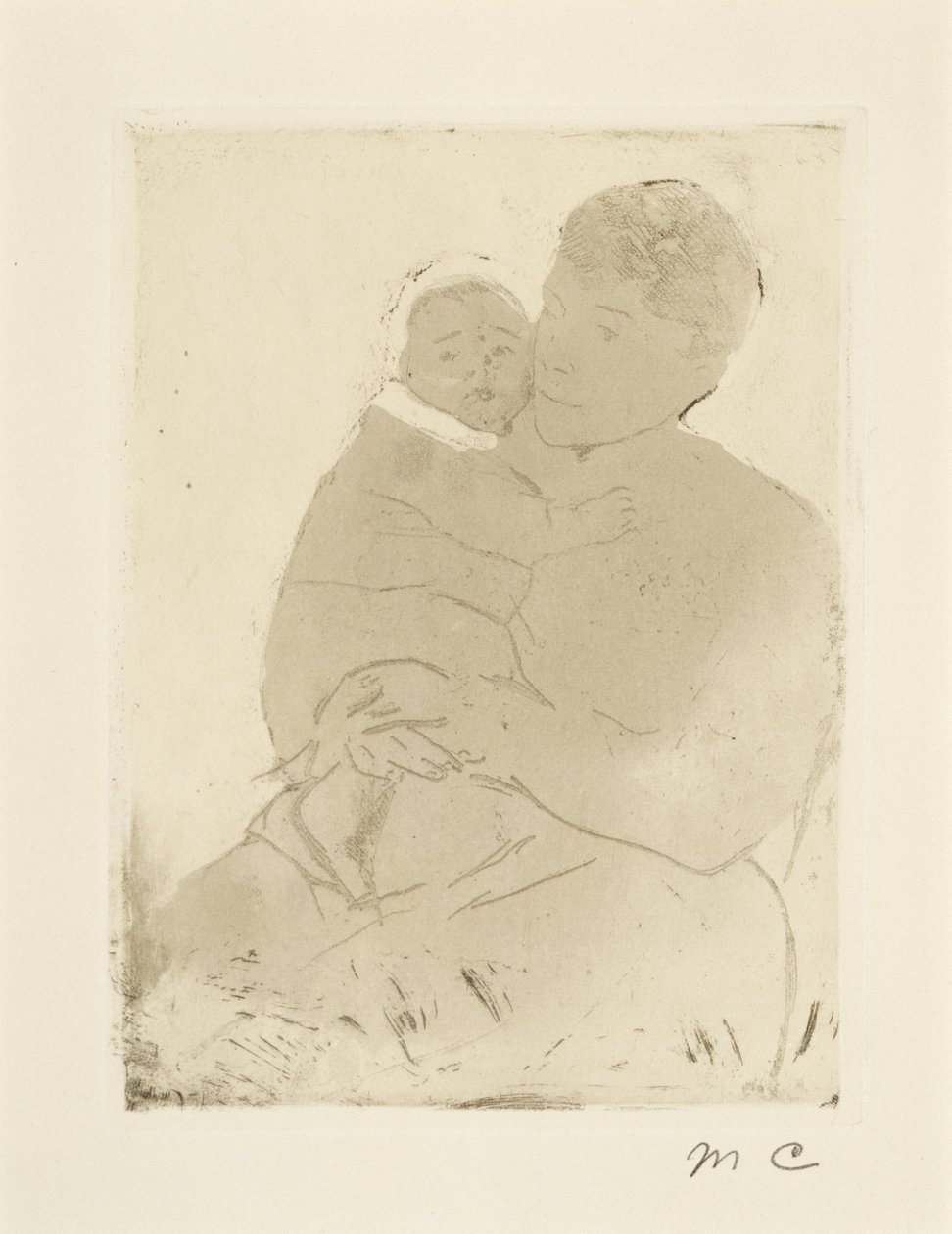 Infirmière et bébé Bill (No. 1), vers 1889-90 - Mary Cassatt