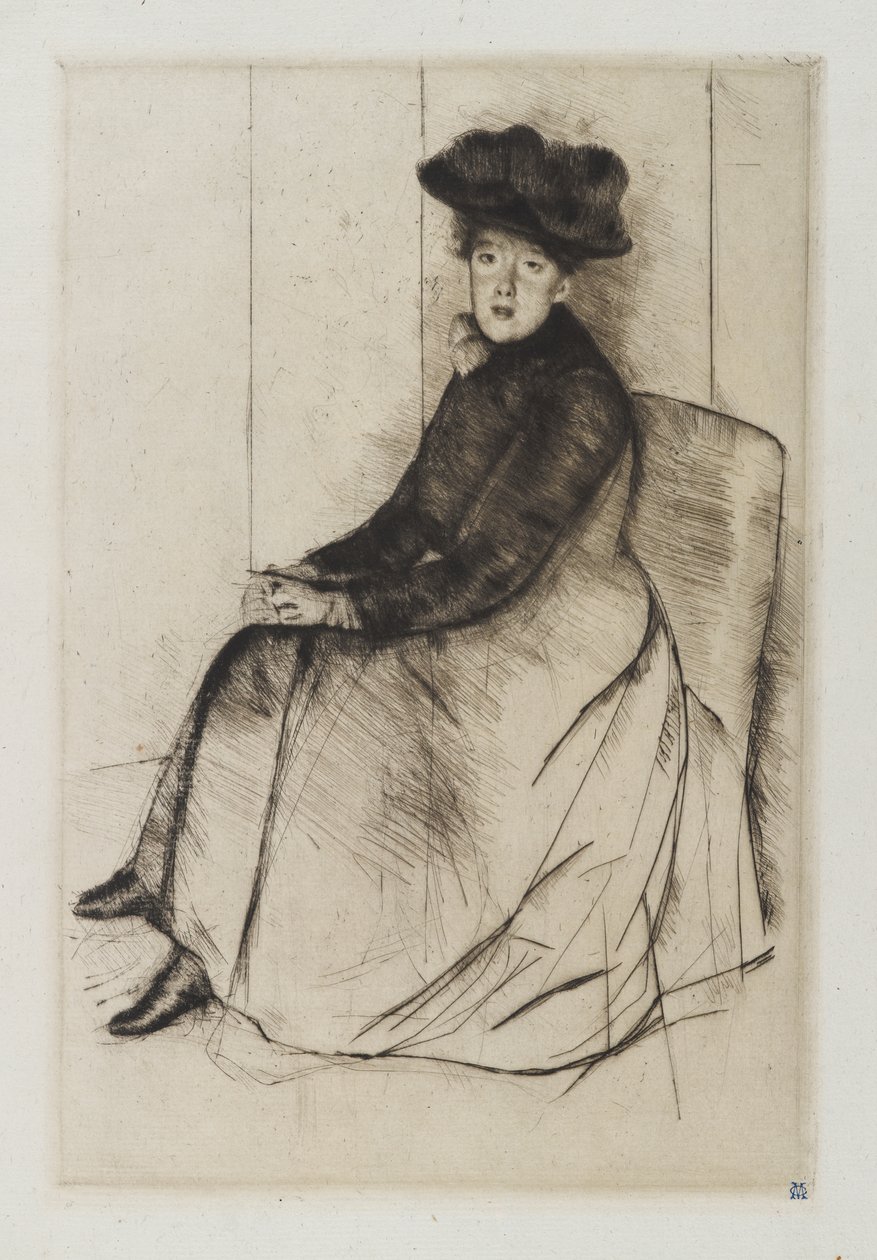 Réflexion, c.1890 - Mary Cassatt