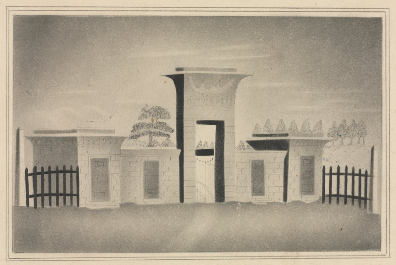 La porte du Mont Auburn, près de Boston - Mary Altha Nims