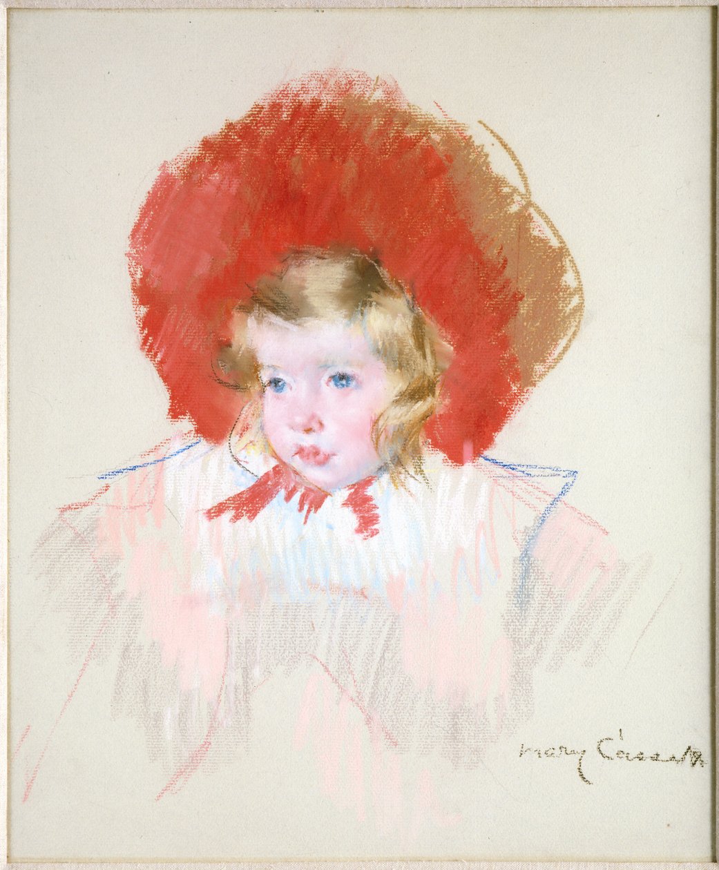 Enfant au chapeau rouge - Mary Cassatt