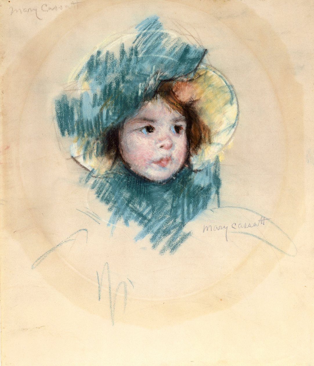 Tête de Margot - Mary Cassatt