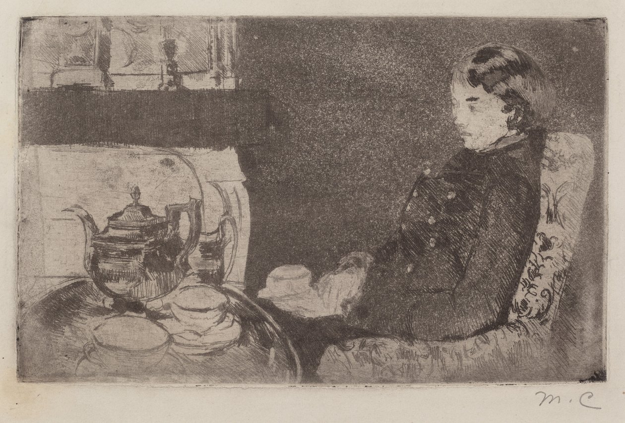 Lydia prenant le thé - Mary Cassatt