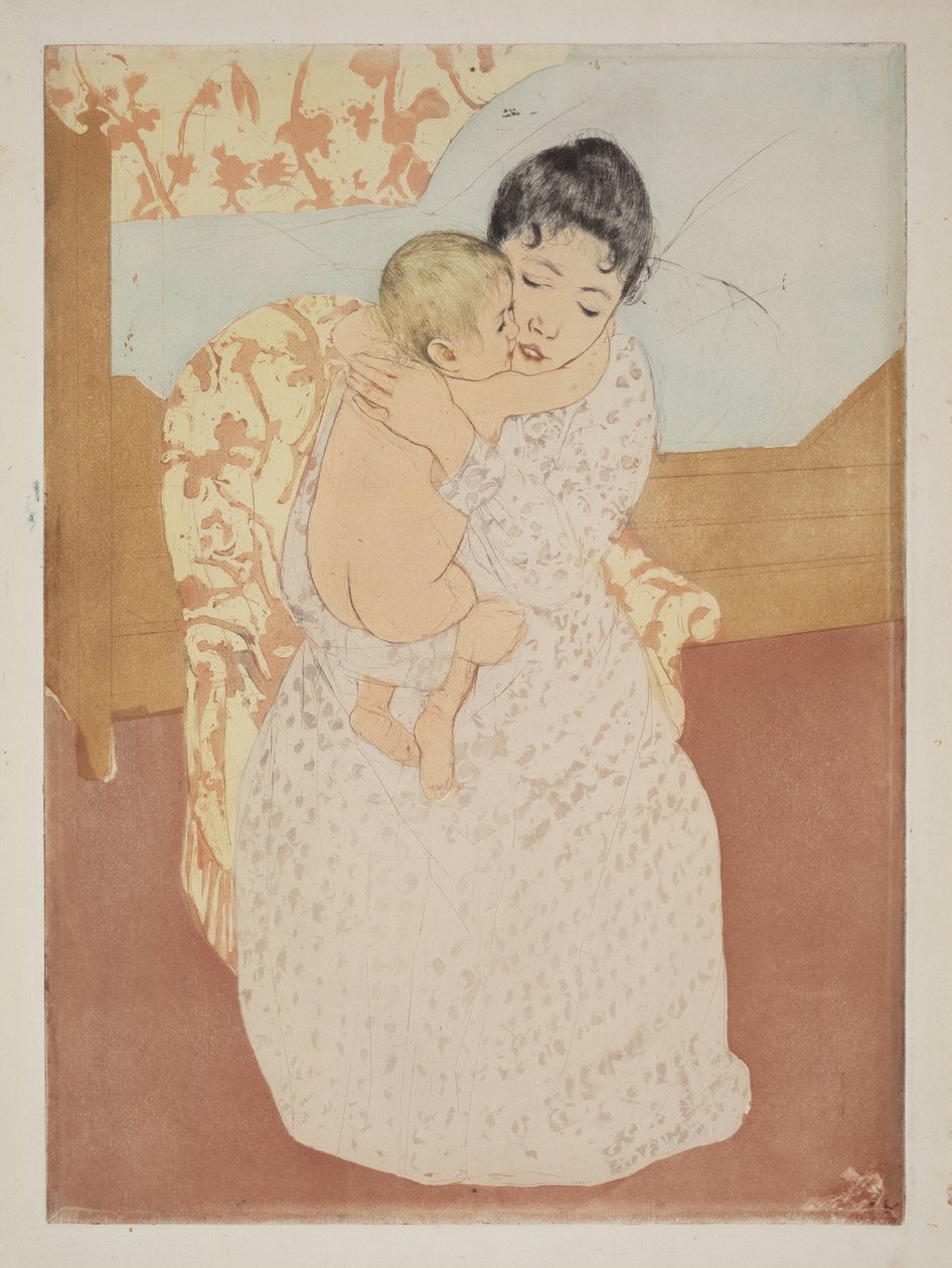 Caresse maternelle - Mary Cassatt