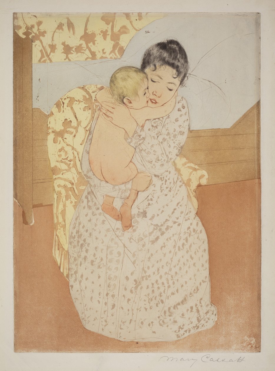 Caresse maternelle - Mary Cassatt