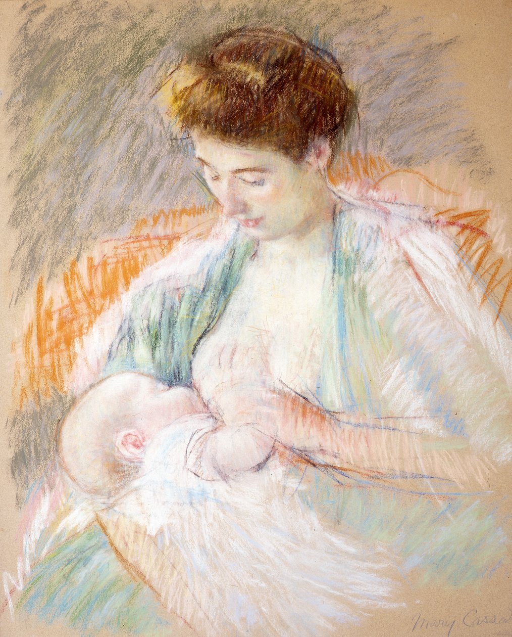 Mère Rose nourrissant son enfant, c.1900 - Mary Cassatt