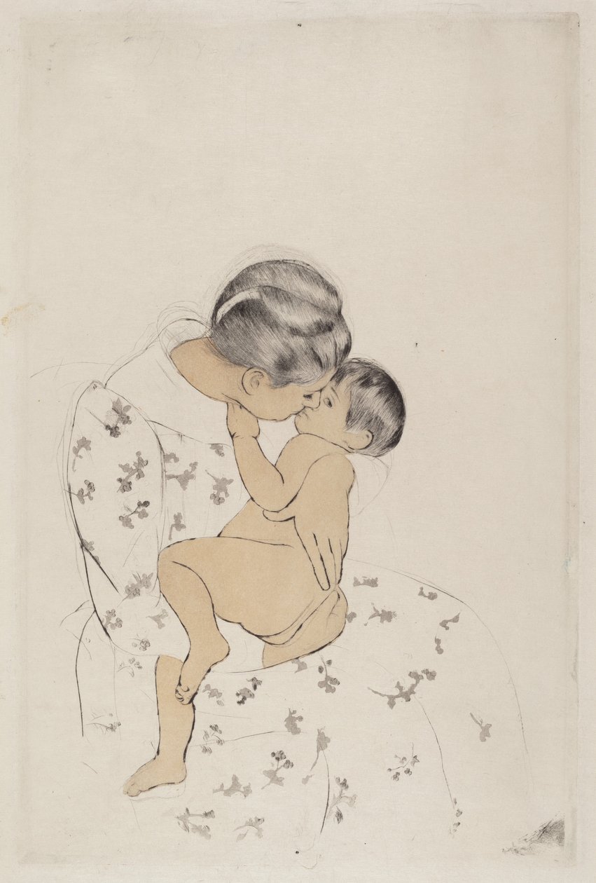 Le baiser de la mère, 1890-1891 - Mary Cassatt