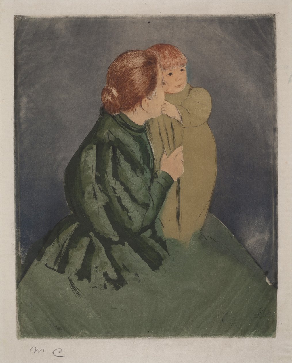 Mère paysanne et enfant - Mary Cassatt