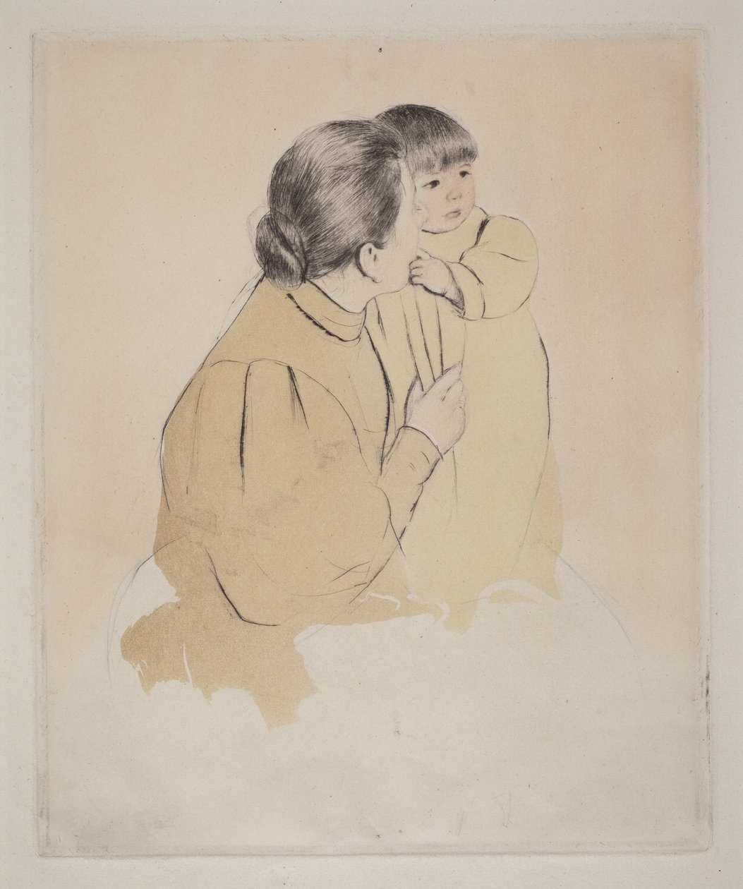 Mère paysanne et enfant - Mary Cassatt