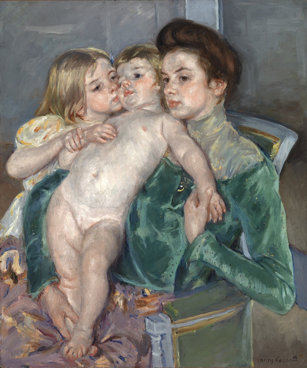 La caresse - Mary Cassatt