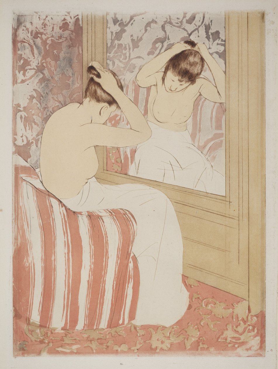 La coiffure - Mary Cassatt