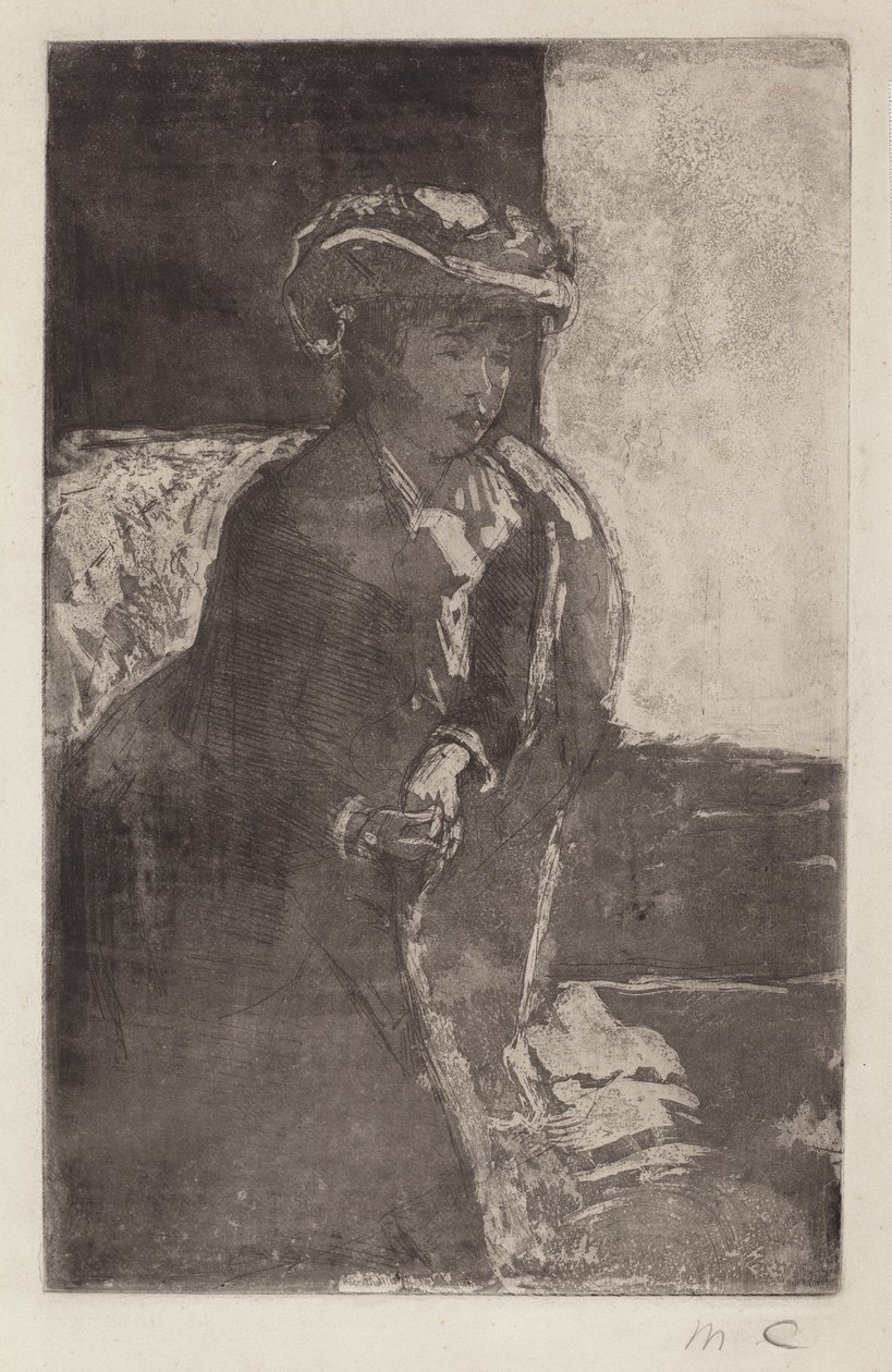 Le coin du canapé (No. 3) - Mary Cassatt