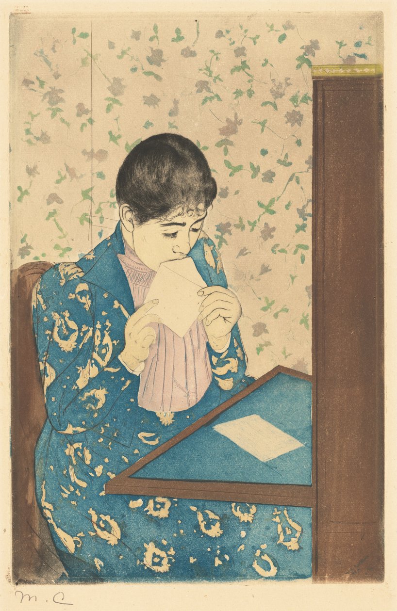 La Lettre, 1890-1891 - Mary Cassatt