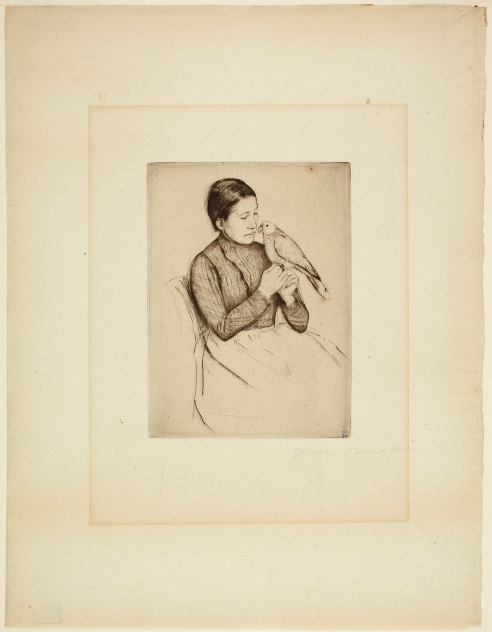 Le Perroquet - Mary Cassatt