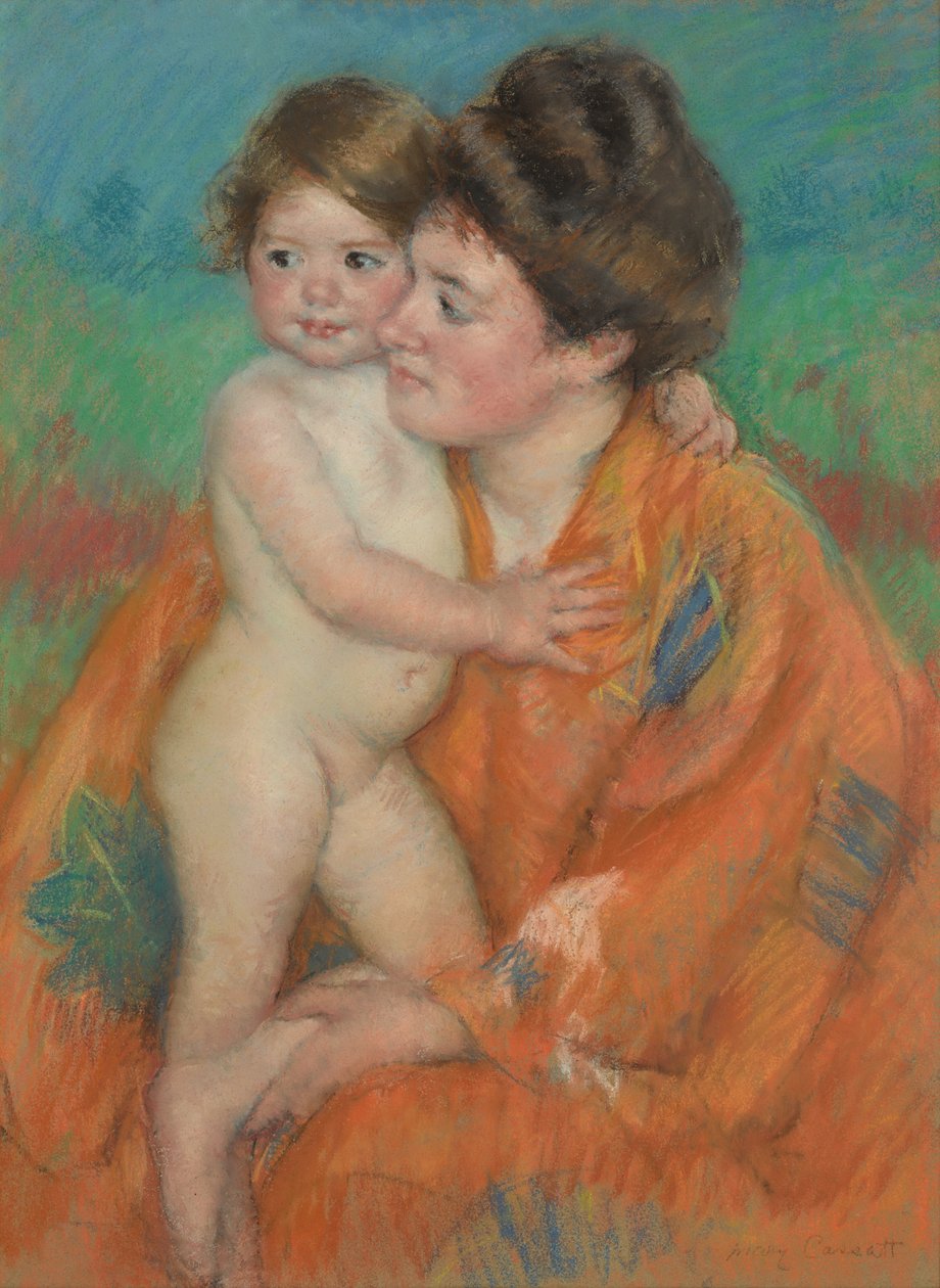 Femme avec bébé - Mary Cassatt