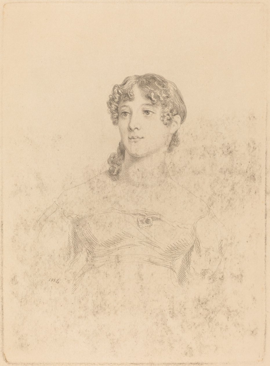 Lady Maria Hooker, née Miss Turner, à l