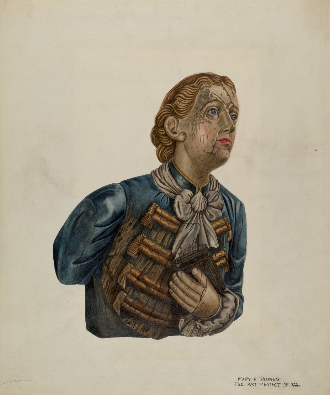 Figure de proue du Bark George, c. 1939 - Mary E Humes