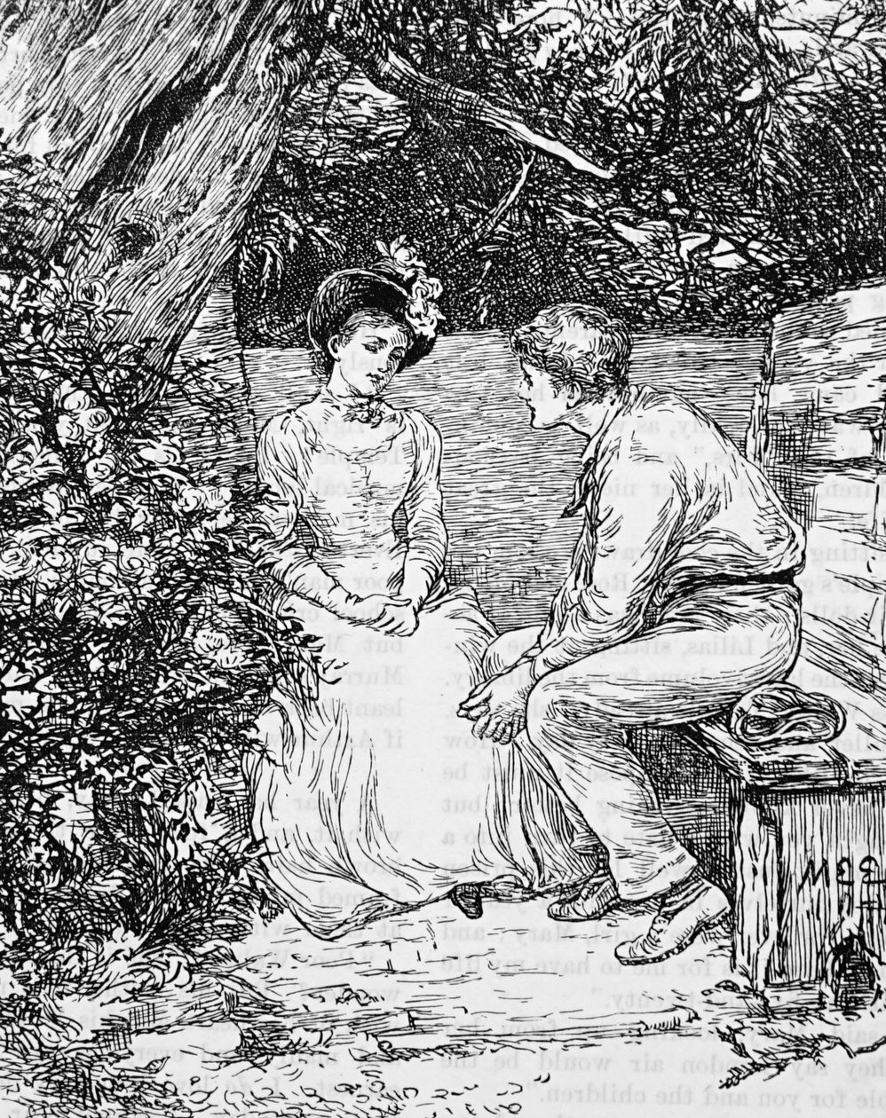 Un couple en train de courtiser | Mary Ellen Edwards