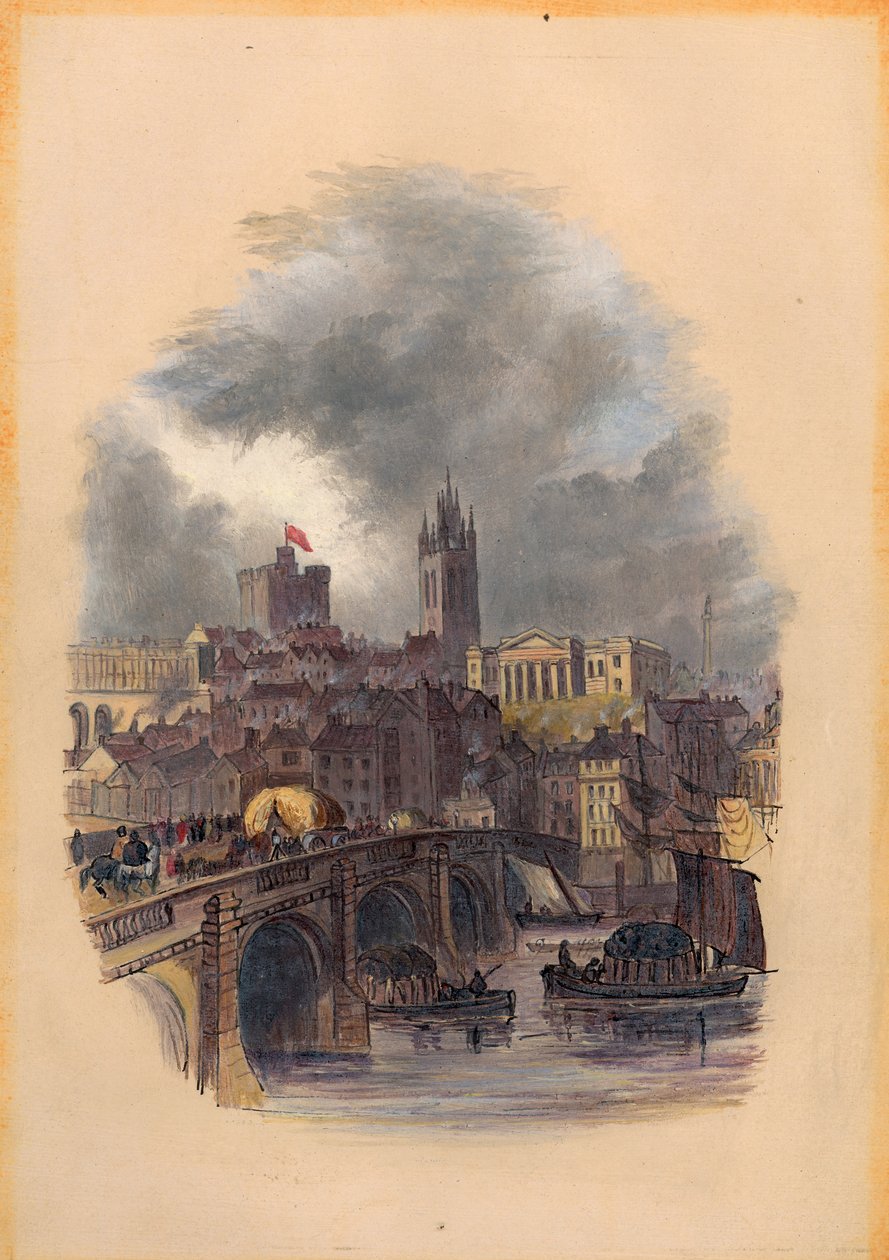 Le vieux pont de Tyne, Moot Hall, cathédrale Saint-Nicolas et château - Mary Jane Hancock