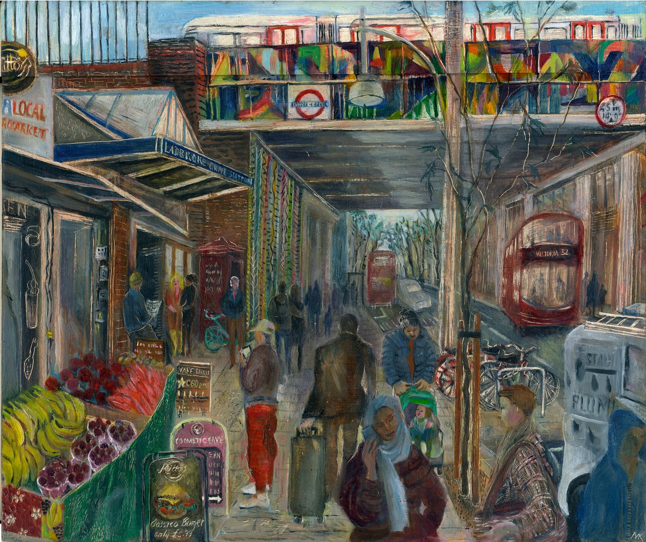 Ladbroke Grove juste avant le confinement : 4, la station, 2020 - Mary Kuper