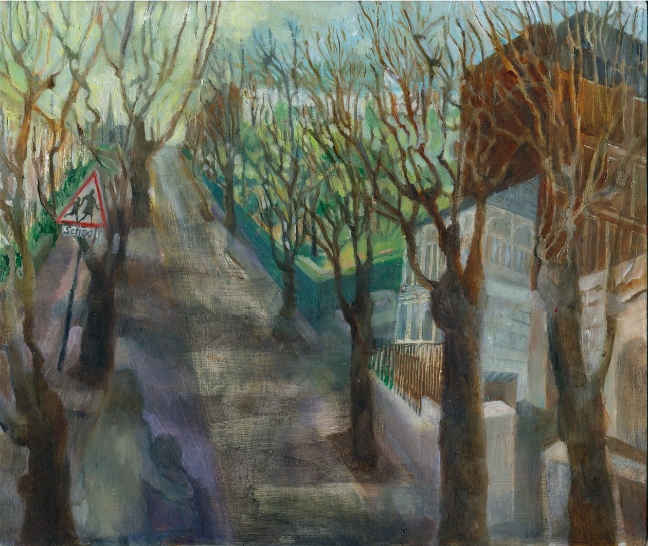 Confinement à Ladbroke Grove : 7, vers Ladbroke Square, 2021 - Mary Kuper