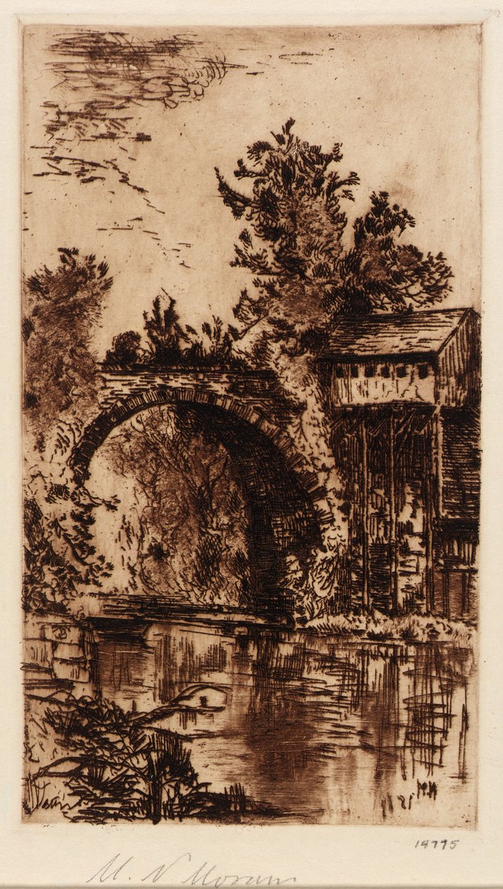 Pont sur le Buskill, Easton, Pa. - Mary Nimmo Moran