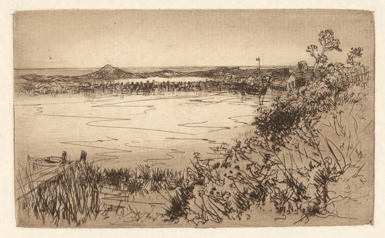 Port tranquille/Étang de marée - Mary Nimmo Moran