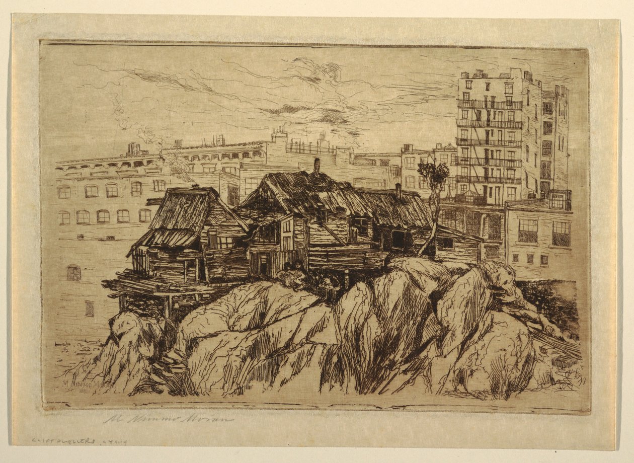 Les habitants des falaises de New York - Mary Nimmo Moran