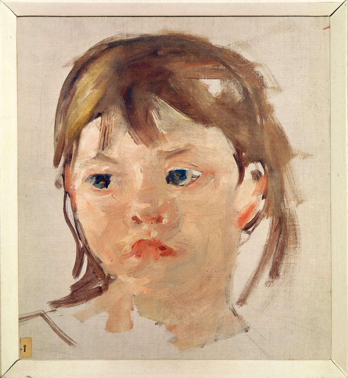 Tête de jeune fille - Mary Stevenson Cassatt