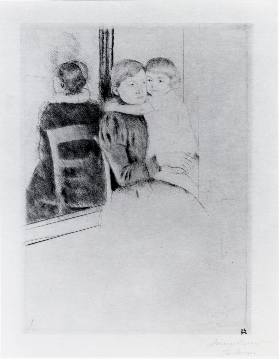 Le Miroir - Mary Stevenson Cassatt