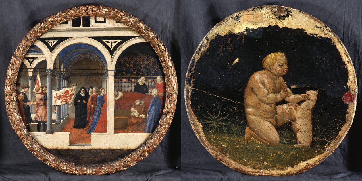 Plateau de naissance (Birth tray) - Masaccio