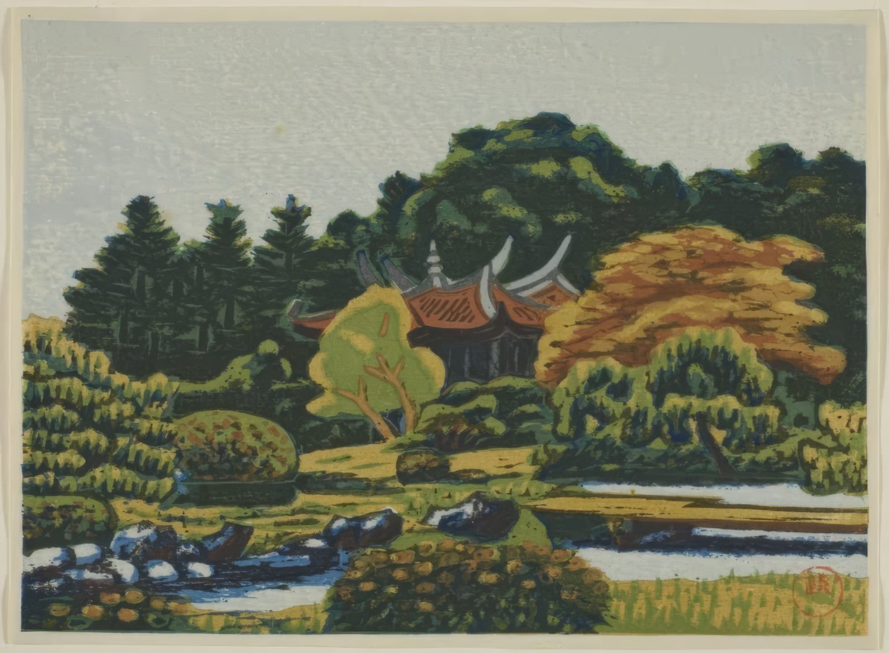 Estampes du jardin impérial de Shinjuku (Shinjuku Gyoen hanga) - Masao Maeda