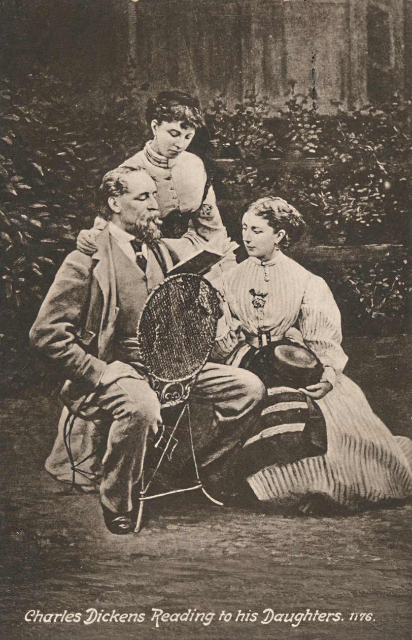 Charles Dickens lisant à ses filles - Mason and Co.