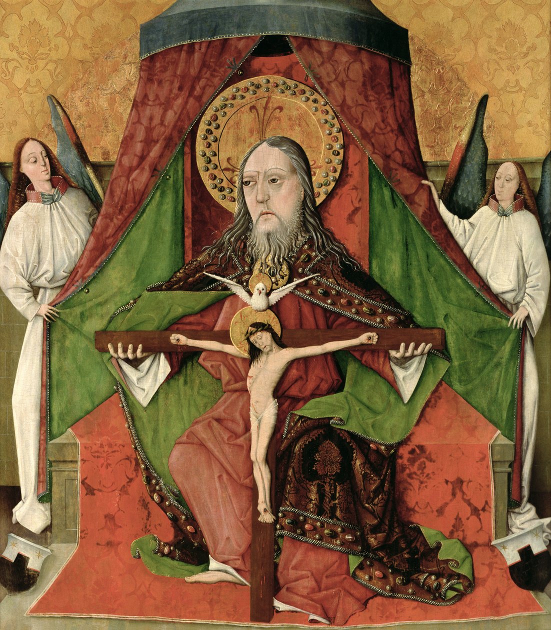 La Sainte Trinité, panneau central du retable de l
