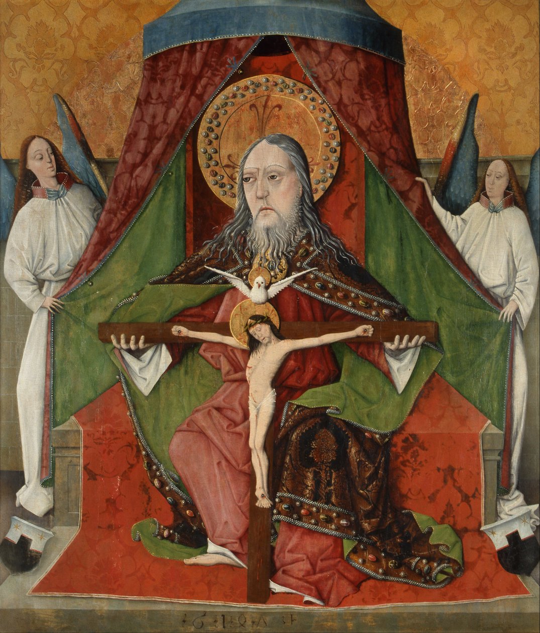 Sainte Trinité, panneau central du maître-autel de l