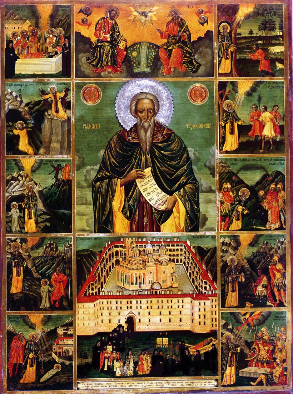 Saint Jean de Rila - Master John of Samakov
