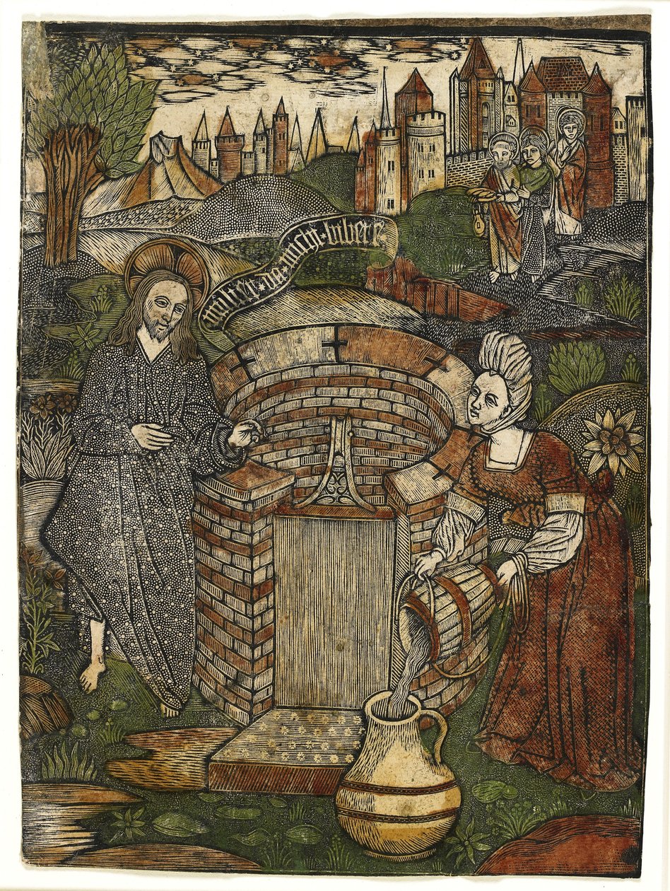 Christ et la femme de Samarie, c.1470 - Master of Jesus in Bethany Master of Jesus in Bethany