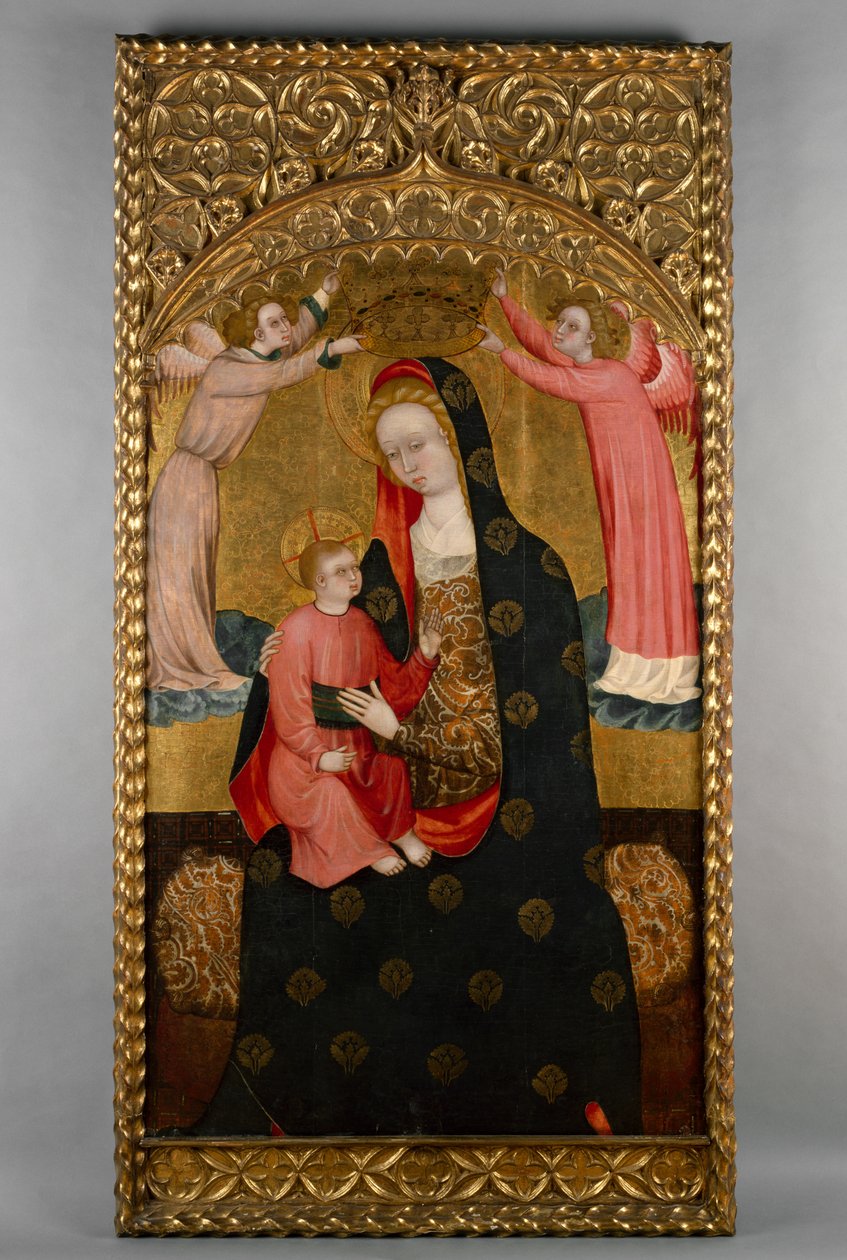 Vierge et Enfant avec des Anges - Master of Langa Master of Langa
