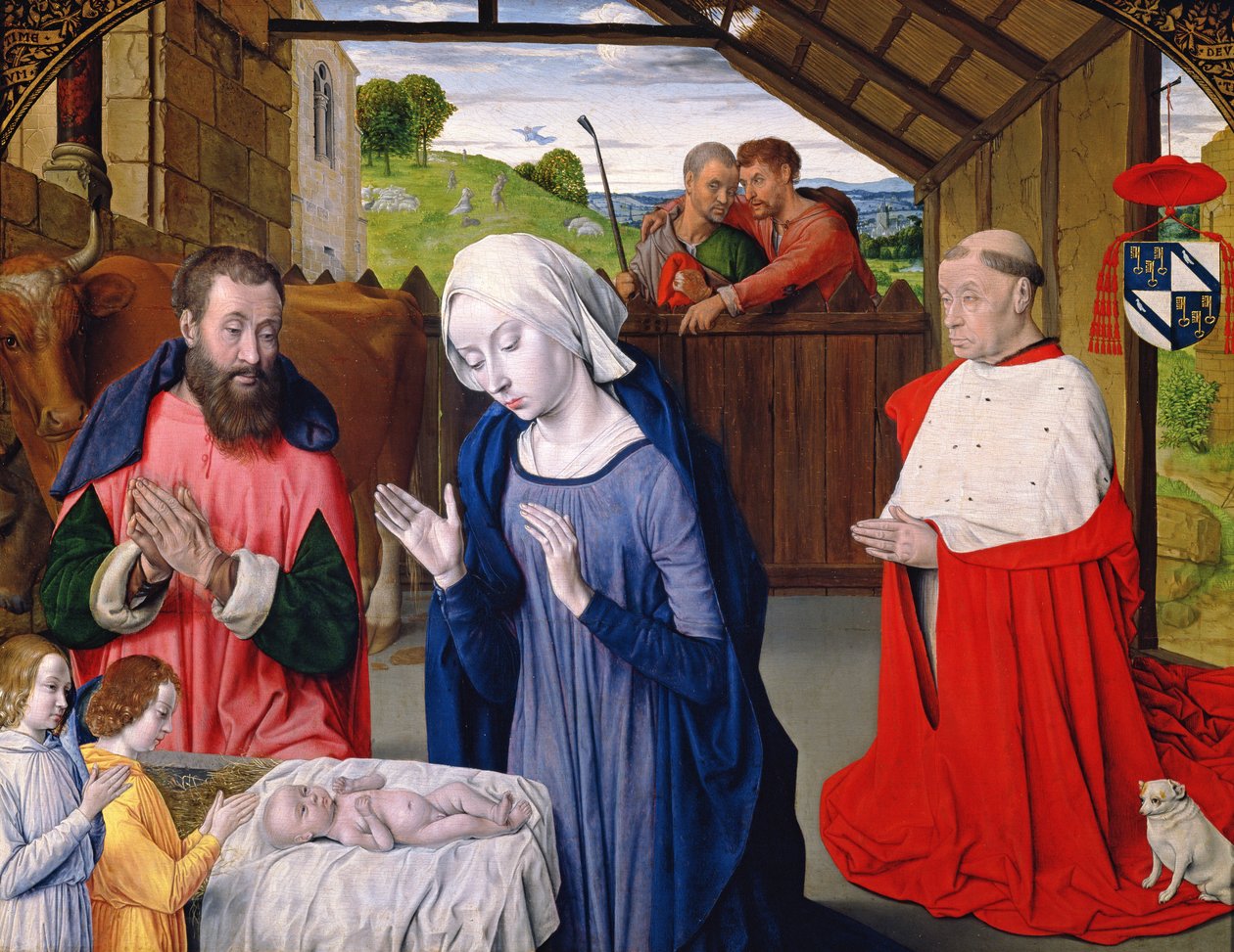 La Nativité du Cardinal Rolin - Master of Moulins