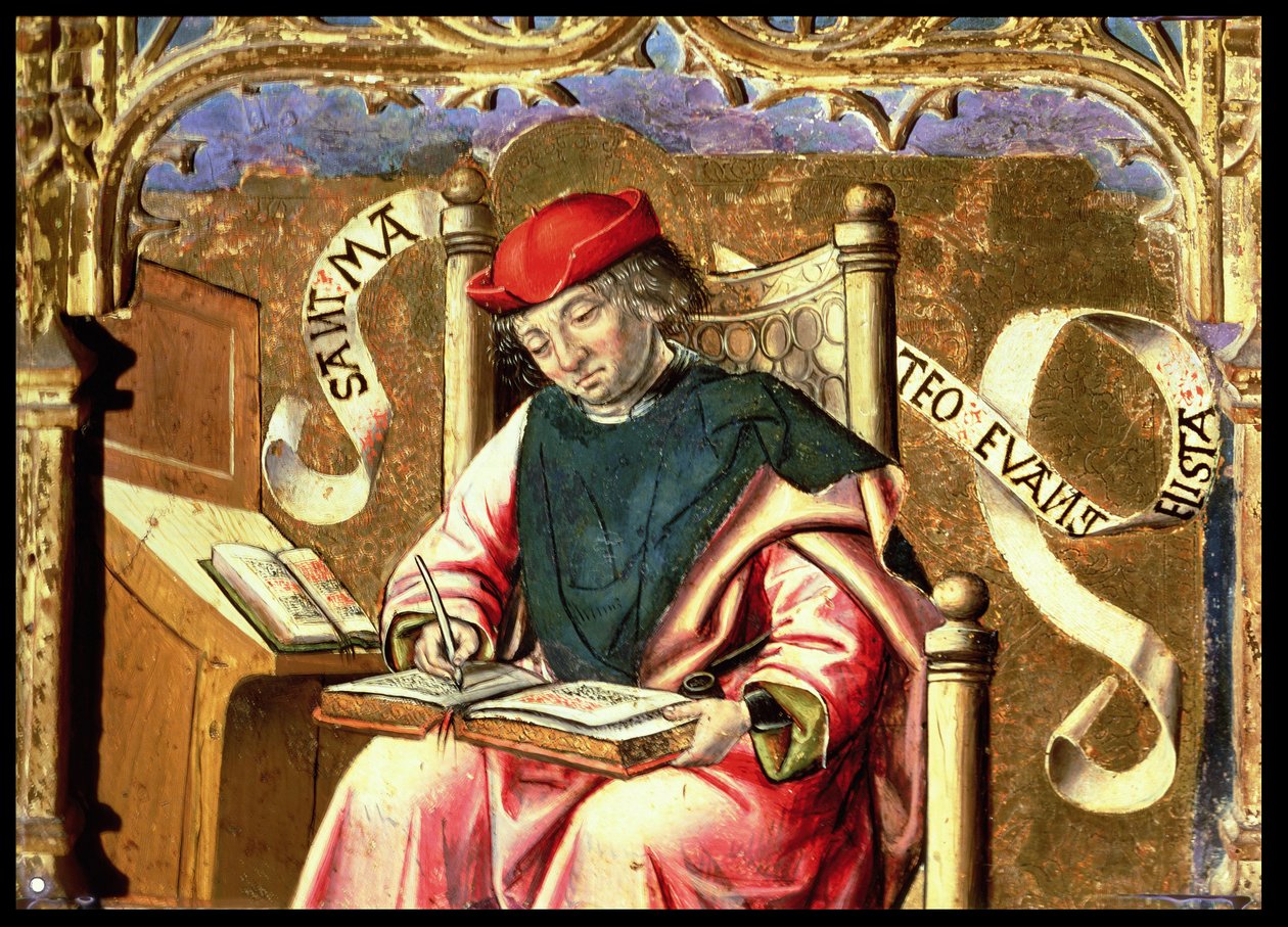 Saint Matthieu : Détail du retable - Master of Paredes