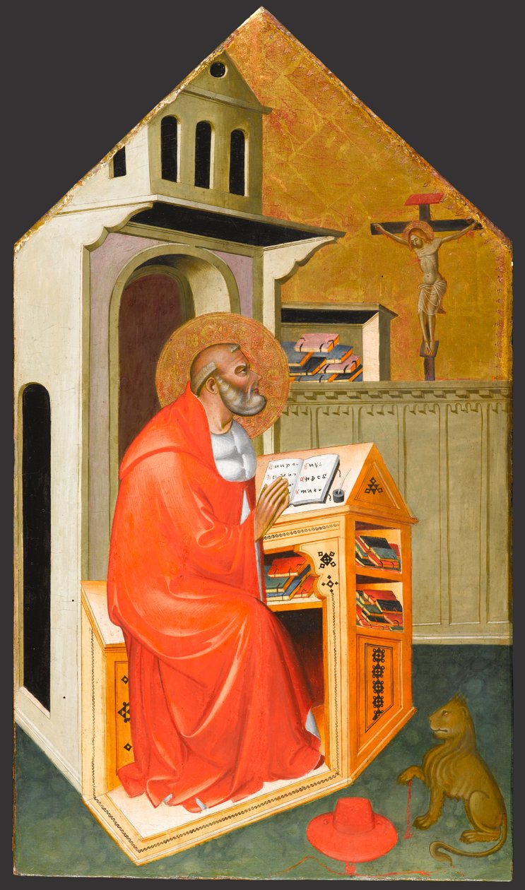 Saint Jérôme dans son étude, vers 1390-1400 - Master of San Jacopo a Mucciana