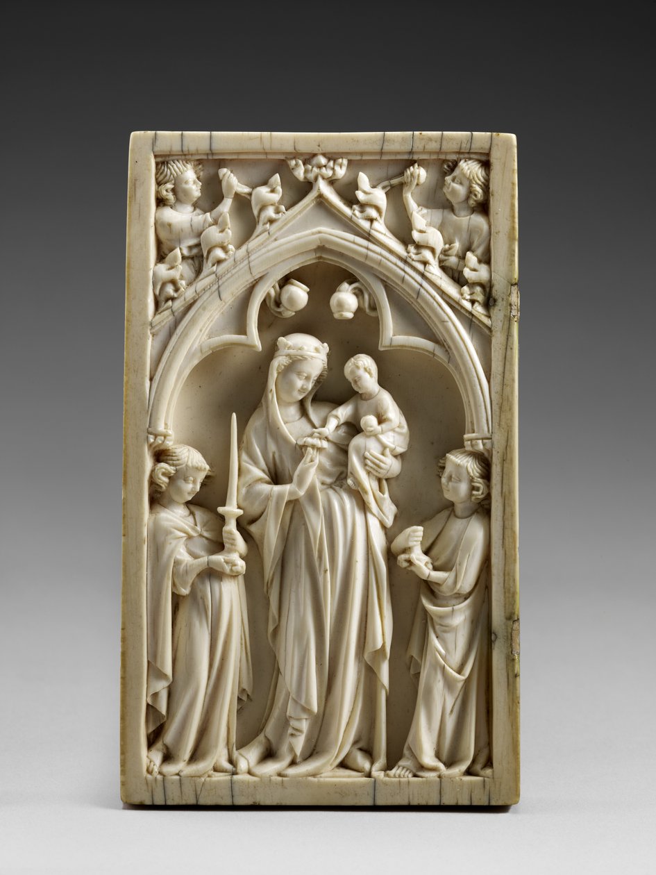 Vierge et Enfant en Gloire - Master of the Berlin Triptych Master of the Berlin Triptych