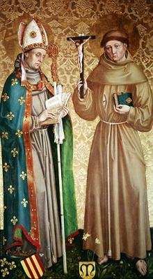 Saint Louis de Toulouse et Saint François d