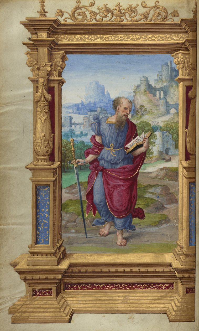 Saint Paul des Épîtres de Getty, vers 1528-30 - Master of the Getty Epistles
