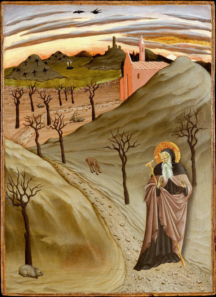 Saint Antoine Abbé tenté par un tas d