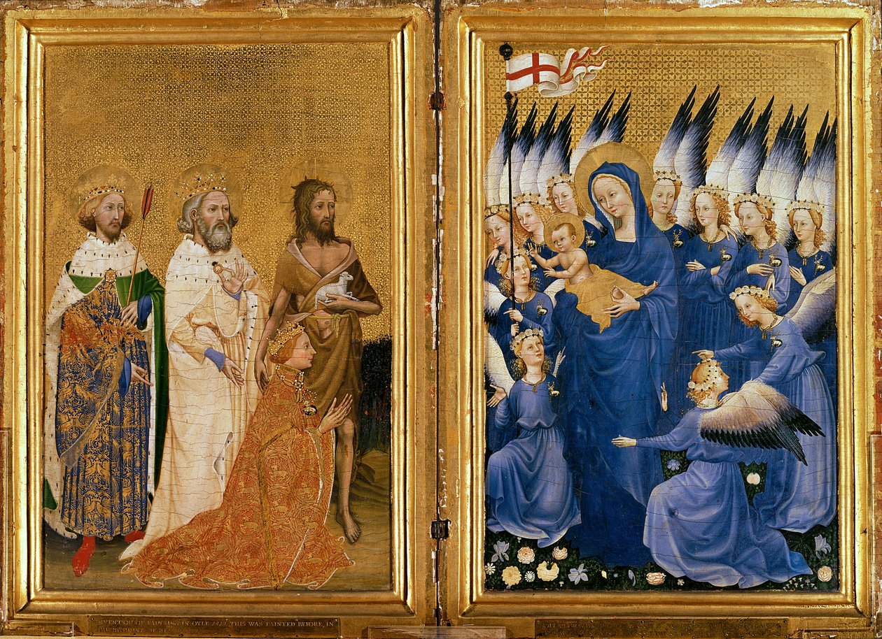 Richard II présenté à la Vierge et l