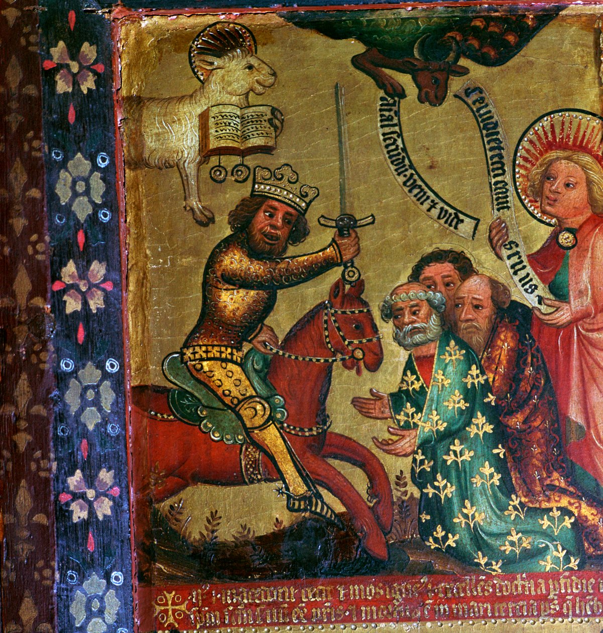 Peinture montrant le martyre de Saint Pierre et Saint Paul, 14e siècle - Master Bertram of Hamburg