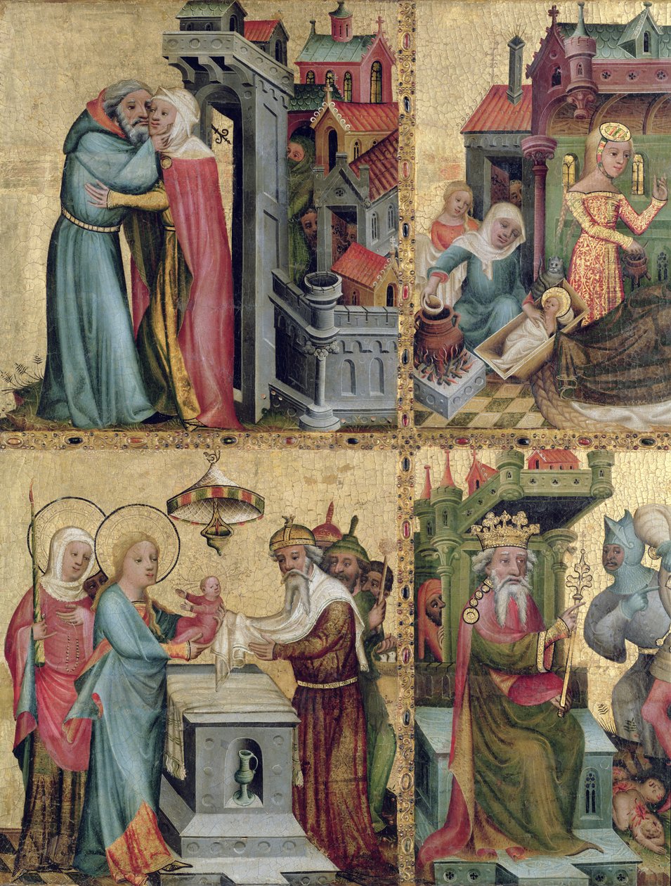Rencontre à la Porte Dorée et Présentation au Temple, de l