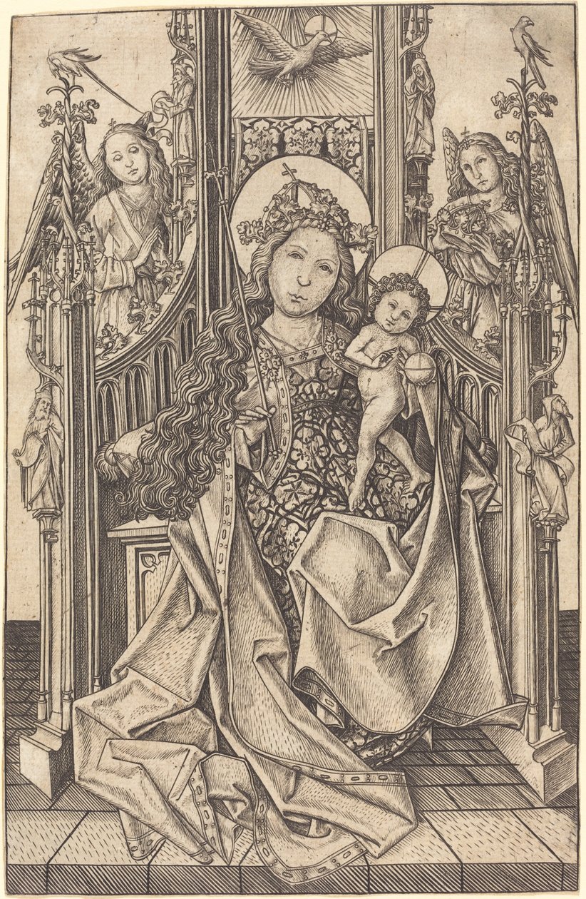 Madone et Enfant en Majesté - Master E.S.