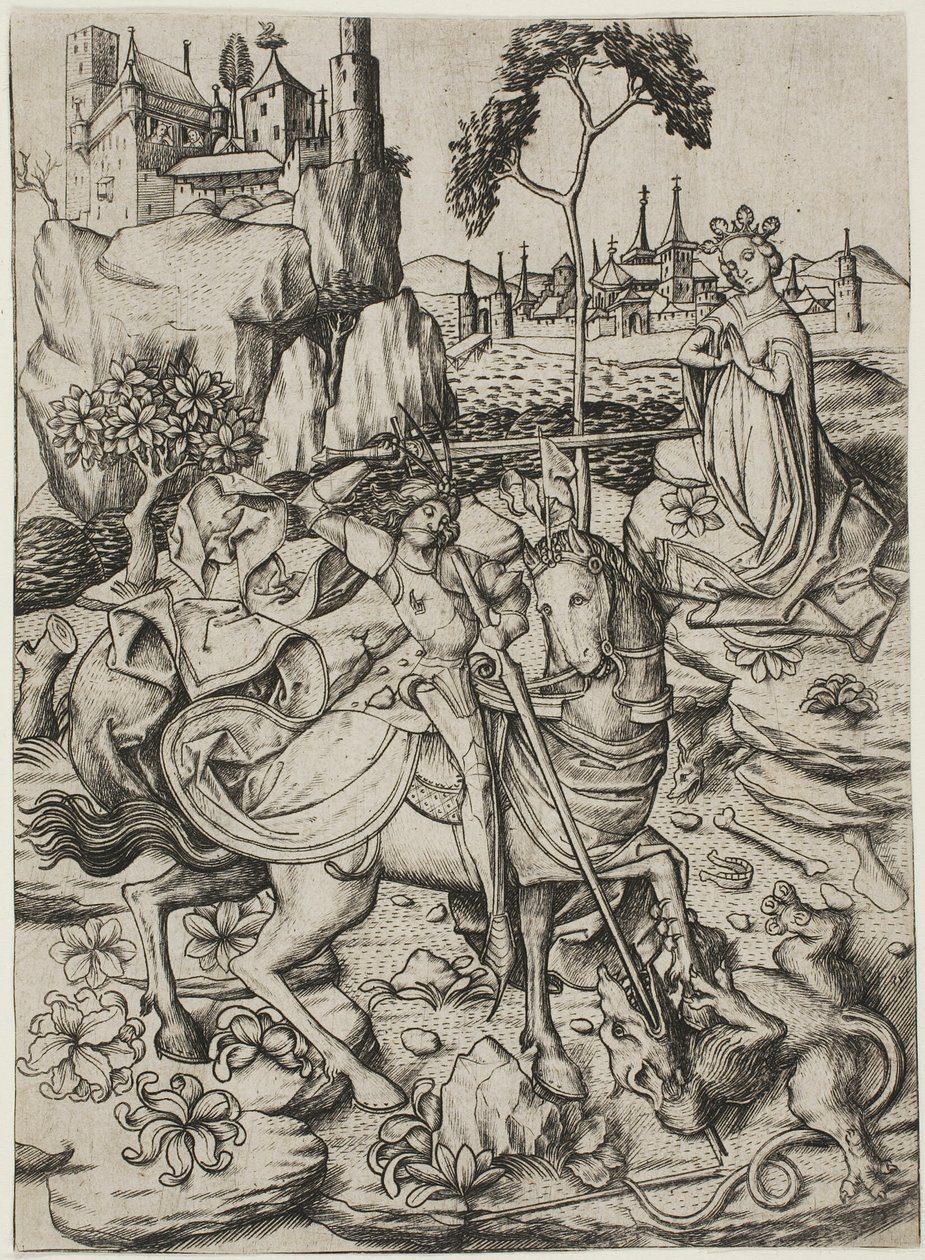 Saint Georges avec le nid de cigognes - Master E.S.