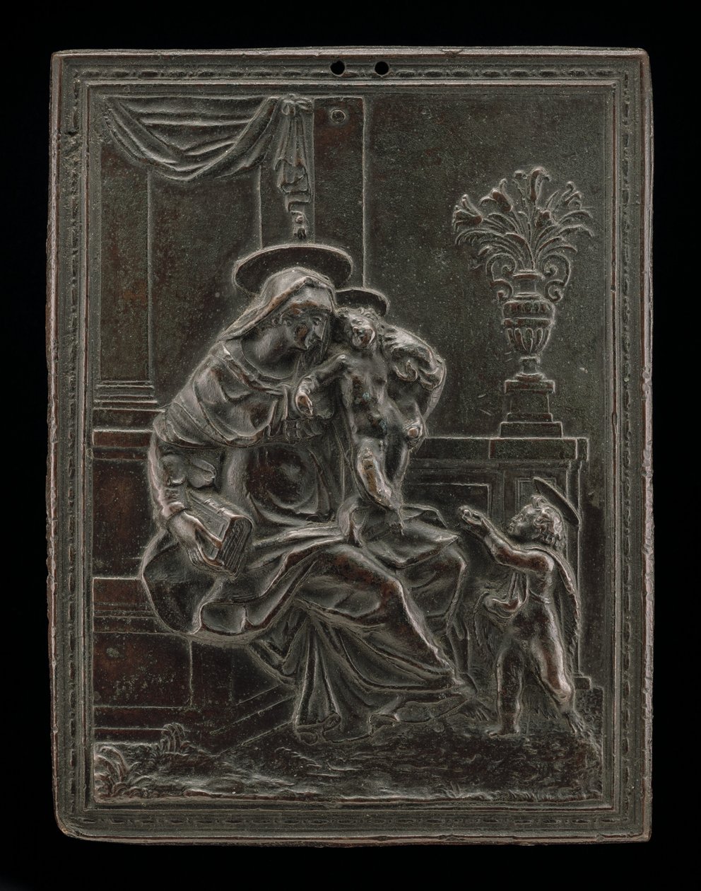 Madone et Enfant avec Saint Jean-Baptiste, probablement vers 1600 - Master F.D.